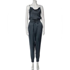 Cinq a Sept Black Sleeveless Jumpsuit with Tapered Legs (never worn)